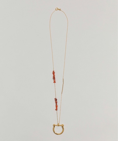 LAPUIS(ラピュイ)の「LAPUIS(ラピュイ)Ring Partsネックレス(ネックレス・レディース・レッド/パープル/ブラック・FREE)」の7枚目の写真