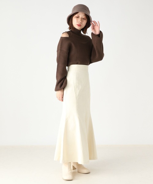 Heather（ヘザー）の「肩開きニットプルオーバー 168662（ニット