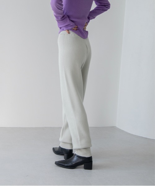 VACANCY（ヴァカンシー）の「モチモチジョガーニットパンツ（その他パンツ・レディース・オレンジ/ブラック/アイボリー・FREE）」の15枚目の写真