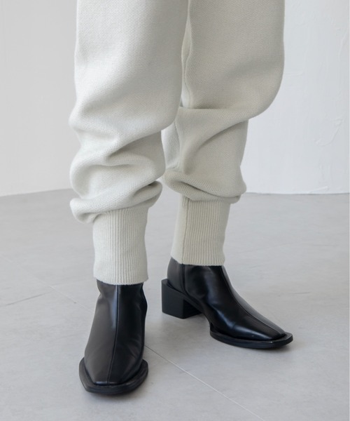 VACANCY（ヴァカンシー）の「モチモチジョガーニットパンツ（その他パンツ・レディース・オレンジ/ブラック/アイボリー・FREE）」の17枚目の写真