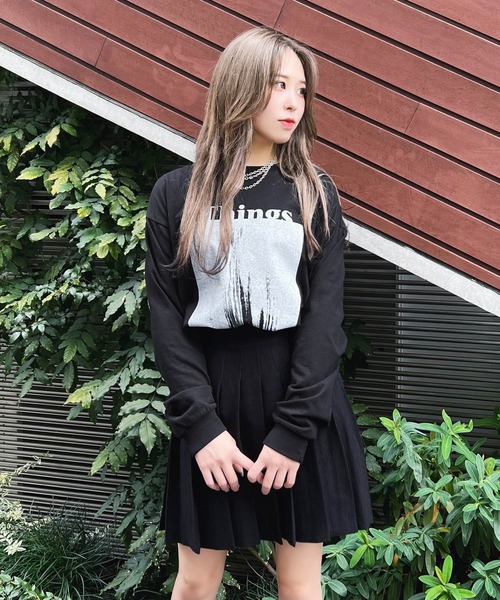 Figments（フィグメンツ）の「ThingsロンT（Tシャツ/カットソー・レディース・ホワイト/ブラック・FREE）」の2枚目の写真