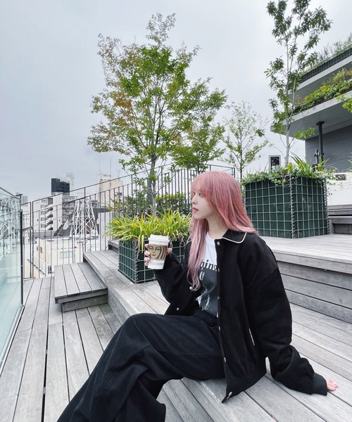 Figments（フィグメンツ）の「ThingsロンT（Tシャツ/カットソー・レディース・ホワイト/ブラック・FREE）」の6枚目の写真