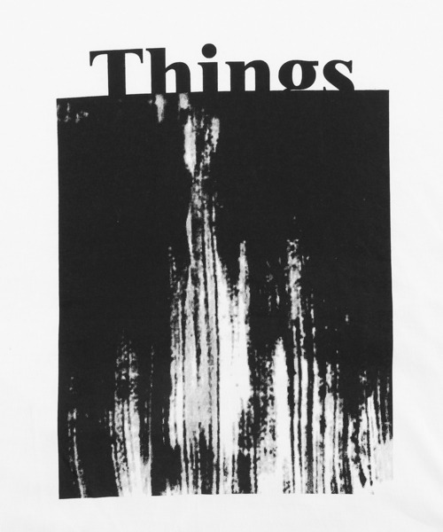 Figments（フィグメンツ）の「ThingsロンT（Tシャツ/カットソー・レディース・ホワイト/ブラック・FREE）」の10枚目の写真