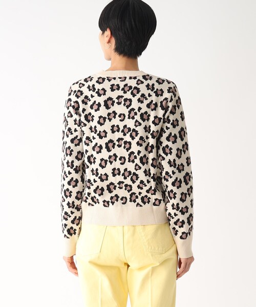 OPAQUE.CLIP(オペークドットクリップ)の「◆【C】フラワージャカードカーディガン(カーディガン/ボレロ・レディース・ブラック系/ベージュ系/パープル系2・36/40/38)」の6枚目の写真