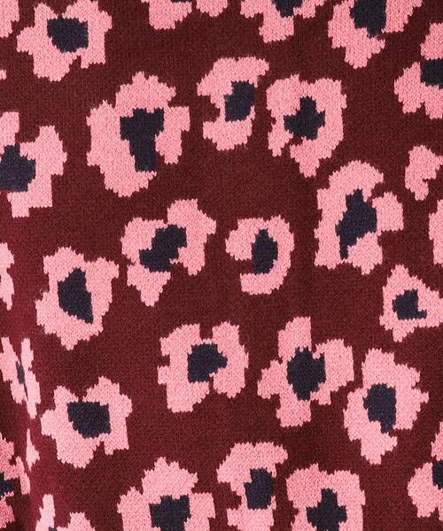 OPAQUE.CLIP(オペークドットクリップ)の「◆【C】フラワージャカードカーディガン(カーディガン/ボレロ・レディース・ブラック系/ベージュ系/パープル系2・36/40/38)」の15枚目の写真