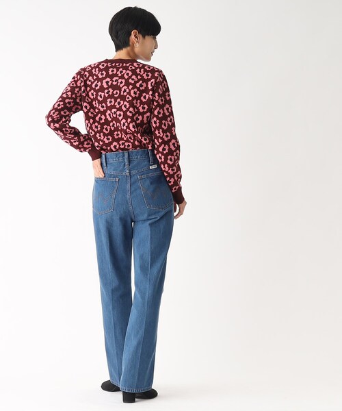 OPAQUE.CLIP(オペークドットクリップ)の「◆【C】フラワージャカードカーディガン(カーディガン/ボレロ・レディース・ブラック系/ベージュ系/パープル系2・36/40/38)」の20枚目の写真