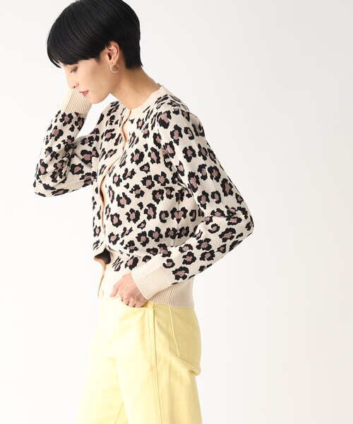 OPAQUE.CLIP(オペークドットクリップ)の「◆【C】フラワージャカードカーディガン(カーディガン/ボレロ・レディース・ブラック系/ベージュ系/パープル系2・36/40/38)」の22枚目の写真