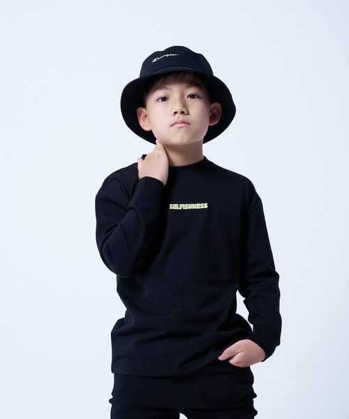 JUNKSOUL(ジャンクソウル)の「DEGRELATE / バリエーションロンT2(M4)(Tシャツ/カットソー・キッズ・その他3/オレンジ/カーキ/ライム/ネイビー/ホワイト/パープル/ブラック系/ブラック系2/グレー/その他2/ホワイト系その他2/ブルー/グリーン/その他1/バイオレット/ライトグレー/ブルー系その他・120/160/140/130/150)」の5枚目の写真