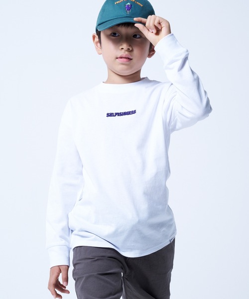 JUNKSOUL(ジャンクソウル)の「DEGRELATE / バリエーションロンT2(M4)(Tシャツ/カットソー・キッズ・その他3/オレンジ/カーキ/ライム/ネイビー/ホワイト/パープル/ブラック系/ブラック系2/グレー/その他2/ホワイト系その他2/ブルー/グリーン/その他1/バイオレット/ライトグレー/ブルー系その他・120/160/140/130/150)」の2枚目の写真