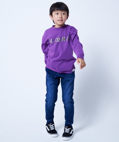 JUNKSOUL(ジャンクソウル)の「DEGRELATE / バリエーションロンT2(M4)(Tシャツ/カットソー・キッズ・その他3/オレンジ/カーキ/ライム/ネイビー/ホワイト/パープル/ブラック系/ブラック系2/グレー/その他2/ホワイト系その他2/ブルー/グリーン/その他1/バイオレット/ライトグレー/ブルー系その他・120/160/140/130/150)」の19枚目の写真