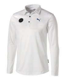 PUMA（プーマ）の「PUMA プーマ メンズ ゴルフ ウォーム 千鳥柄 AOP 長袖 ポロシャツ（ポロシャツ）」