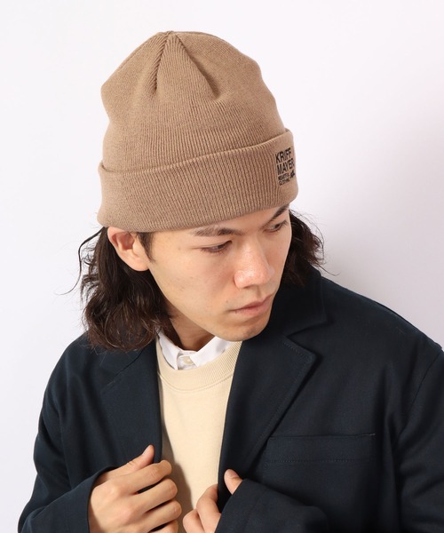 KRIFF MAYER（クリフメイヤー）の「KRIFF MAYER クリフメイヤー ニット ワッチキャップ ワンポイント刺繍 ニット帽 帽子 男女兼用 ユニセックス（ニットキャップ/ビーニー・メンズ・ブラック/ブラウン/ベージュ/カーキ・FREE）」の18枚目の写真