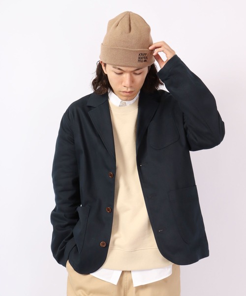 KRIFF MAYER（クリフメイヤー）の「KRIFF MAYER クリフメイヤー ニット ワッチキャップ ワンポイント刺繍 ニット帽 帽子 男女兼用 ユニセックス（ニットキャップ/ビーニー・メンズ・ブラック/ブラウン/ベージュ/カーキ・FREE）」の19枚目の写真