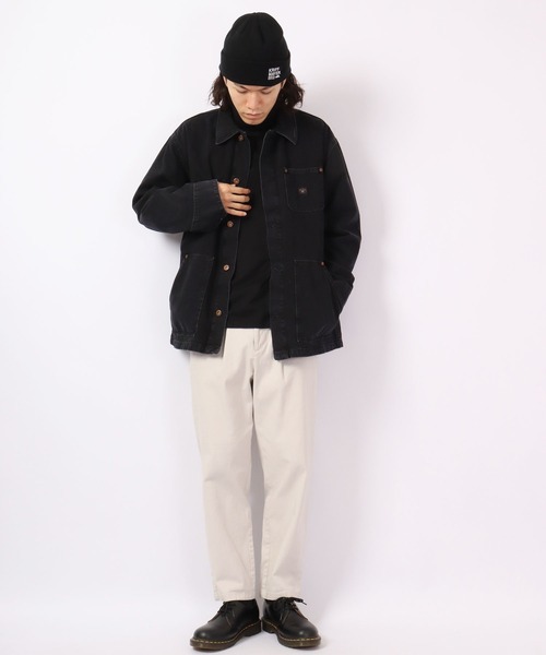 KRIFF MAYER（クリフメイヤー）の「KRIFF MAYER クリフメイヤー ニット ワッチキャップ ワンポイント刺繍 ニット帽 帽子 男女兼用 ユニセックス（ニットキャップ/ビーニー・メンズ・ブラック/ブラウン/ベージュ/カーキ・FREE）」の14枚目の写真