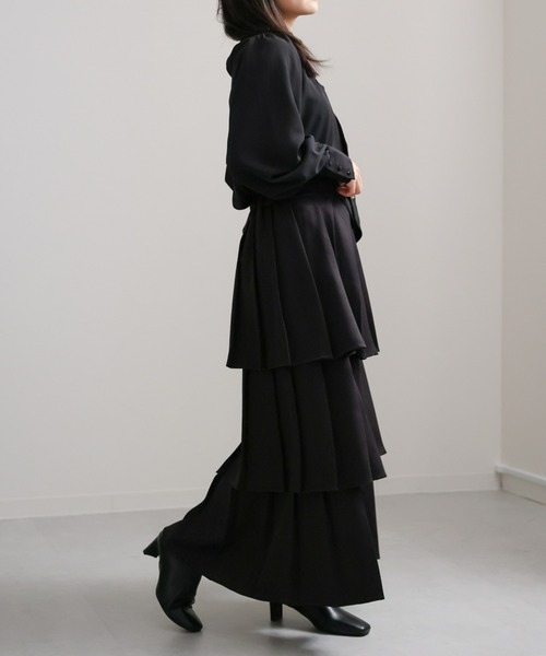 sakishimatokyo(サキシマトーキョー)の「2WAYリボンパワショルブラウス(シャツ/ブラウス・レディース・ブラック/アイボリー/グリーン・FREE)」の21枚目の写真