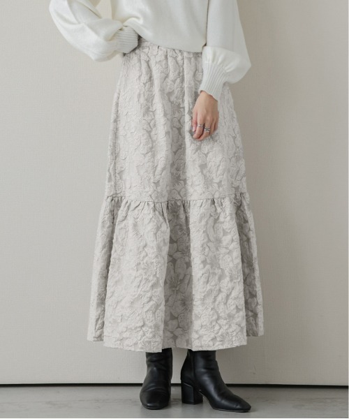 SUGAR BISKET（シュガービスケット）の「ジャガード風ロングスカート（スカート・レディース・ブラック/グレー/ブラウン・フリー）」の20枚目の写真