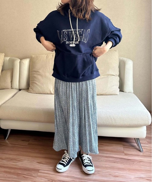 Isn't She?(イズントシー)の「ランダムドットプリーツスカート(スカート・レディース・ブルー/アイボリー・FREE)」の17枚目の写真