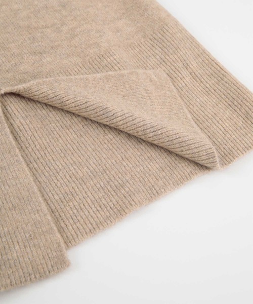 titivate(ティティベイト)の「ハイネックニットワンピース(ワンピース・レディース・ライトブルー/ピンク/ベージュ/オレンジ/チャコール・S/M)」の7枚目の写真