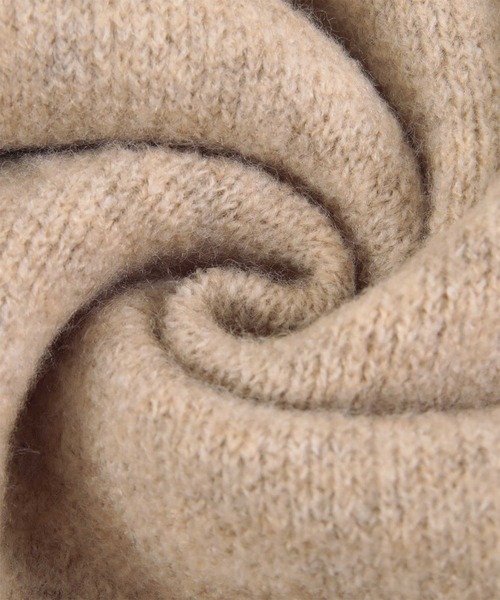 titivate(ティティベイト)の「ハイネックニットワンピース(ワンピース・レディース・ライトブルー/ピンク/ベージュ/オレンジ/チャコール・S/M)」の9枚目の写真