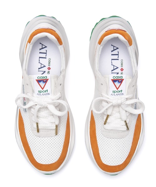 Casablanca(カサブランカ)の「MENS ATLANTIS SNEAKER(スニーカー・メンズ・ホワイト系その他・7/8.5/7.5/8/9)」の7枚目の写真