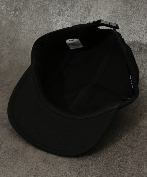 HUF（ハフ）の「【HUF/ハフ】ESSENTIALS BOX LOGO VOLLEY/エッセンシャルボックスロゴキャップ（キャップ・メンズ・ブラック・FREE）」の6枚目の写真
