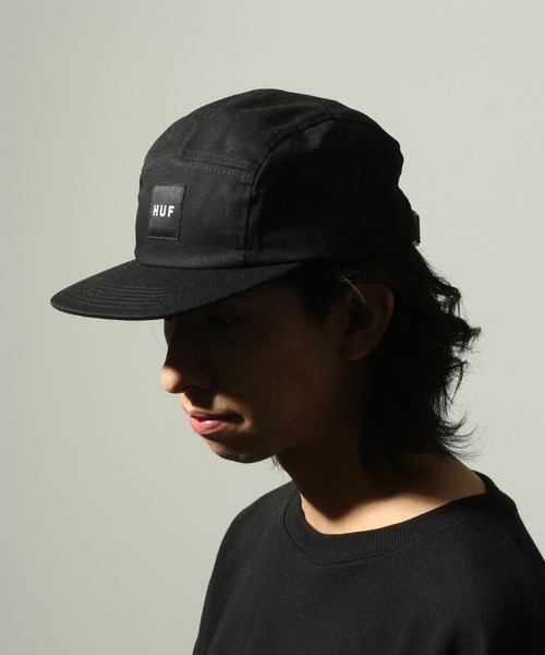 HUF（ハフ）の「【HUF/ハフ】ESSENTIALS BOX LOGO VOLLEY/エッセンシャルボックスロゴキャップ（キャップ・メンズ・ブラック・FREE）」の10枚目の写真