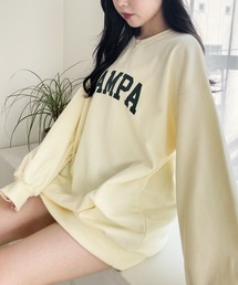 裏毛ロゴチュニックスウェット　180910