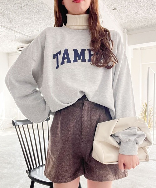 Heather(ヘザー)の「裏毛ロゴチュニックスウェット 180910(スウェット・レディース・グレー/アイボリー/ネイビー・FREE)」の8枚目の写真