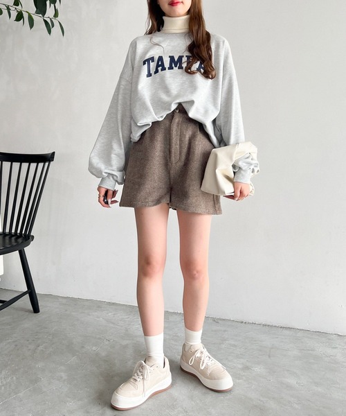 Heather(ヘザー)の「裏毛ロゴチュニックスウェット 180910(スウェット・レディース・グレー/アイボリー/ネイビー・FREE)」の9枚目の写真