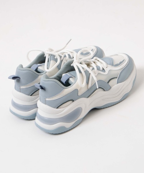 WEGO(ウィゴー)の「WEGO/クリアソールスニーカー(スニーカー・レディース・ブラック/ホワイト/サックスブルー・LARGE/MEDIUM)」の9枚目の写真