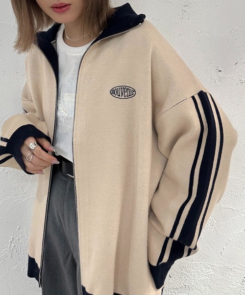 トラックジャケットニット【ZOZOTOWN限定アイテム】（カーディガン