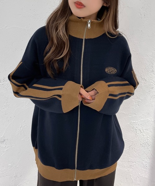 トラックジャケットニット【ZOZOTOWN限定アイテム