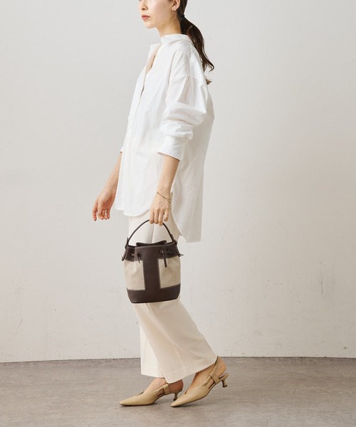 IACUCCI（イアクッチ）の「テーラ SD CANVASIDRO/CERVO（ショルダーバッグ・レディース・ダークブラウン・FREE）」の6枚目の写真
