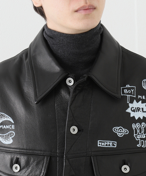 DAIRIKU（ダイリク）の「【DAIRIKU×tappei】LEATHER VEST（ライダース