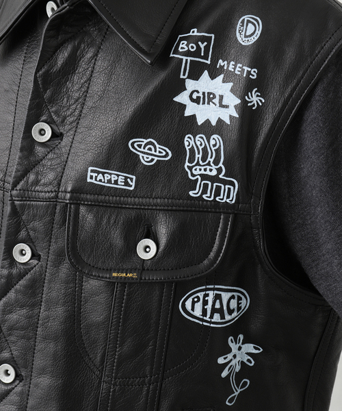 DAIRIKU（ダイリク）の「【DAIRIKU×tappei】LEATHER VEST（ライダース