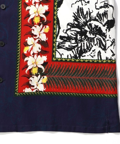 TOGA VIRILIS(トーガ ビリリース)の「TOGA VIRILIS Cupra cotton twill print shirt トーガ(シャツ/ブラウス・メンズ・ホワイト・46/48)」の4枚目の写真