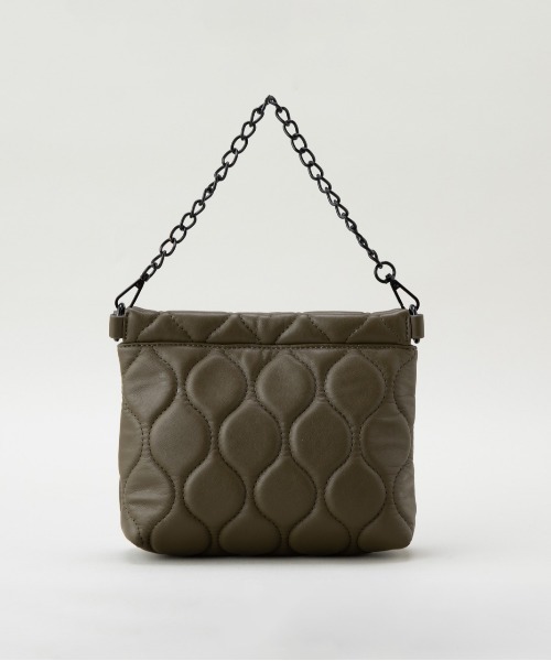 LE VERNIS（ル・ベルニ）の「LE VERNIS(ル・ベルニ)キルティングミニバッグ（ハンドバッグ・レディース・イエロー/オレンジ/カーキ/ブラック/ベージュ・FREE）」の11枚目の写真