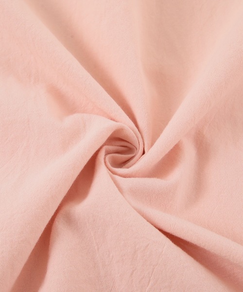 titivate(ティティベイト)の「バンドカラーボリュームギャザーワンピース(シャツワンピース・レディース・オレンジ/ライトピンク/ブラック/オフホワイト・M/S)」の15枚目の写真