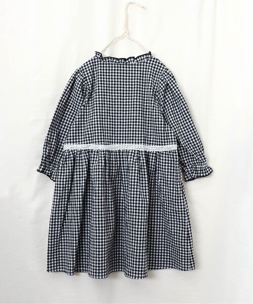apres les cours(アプレレクール)の「着回しマルチワンピ(ワンピース・キッズ・インディゴブルー/チェック/ピンク・80/90/100/110/120/130/140)」の10枚目の写真