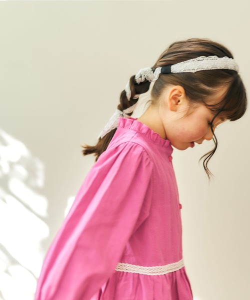 apres les cours(アプレレクール)の「着回しマルチワンピ(ワンピース・キッズ・インディゴブルー/チェック/ピンク・80/90/100/110/120/130/140)」の5枚目の写真