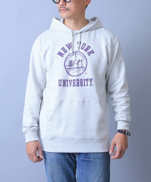 WAIPER.inc(ワイパーインク)の「NYU フードパーカー(パーカー・メンズ・ブラック/オートミール・M/L/XL)」の1枚目の写真