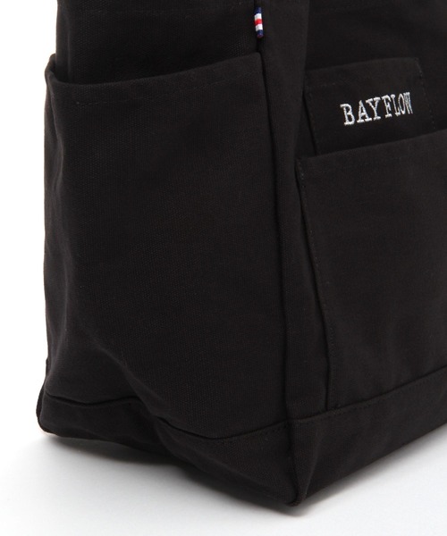 BAYFLOW（ベイフロー）の「5ポケットロゴトート（トートバッグ・レディース・ナチュラル/カーキ/ブラック・FREE）」の11枚目の写真