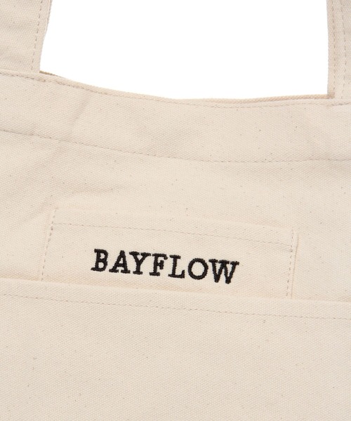 BAYFLOW（ベイフロー）の「5ポケットロゴトート（トートバッグ・レディース・ナチュラル/カーキ/ブラック・FREE）」の14枚目の写真