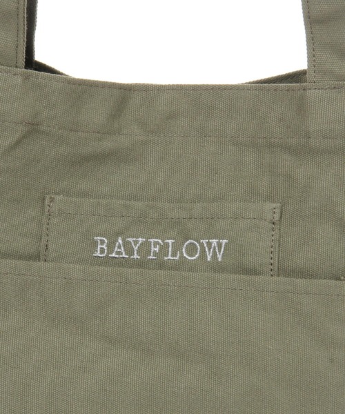 BAYFLOW（ベイフロー）の「5ポケットロゴトート（トートバッグ・レディース・ナチュラル/カーキ/ブラック・FREE）」の15枚目の写真