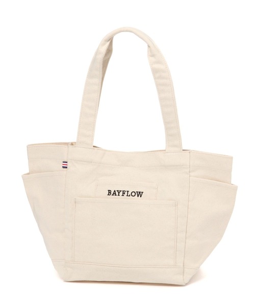 BAYFLOW（ベイフロー）の「5ポケットロゴトート（トートバッグ・レディース・ナチュラル/カーキ/ブラック・FREE）」の22枚目の写真