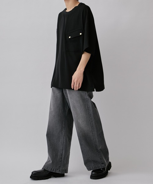 クルニ 23SS STUDIOUS別注 レイヤードカットソー soe エトセンス クルニ 23SS STUDIOUS別注 レイヤードカットソー soe エトセンス