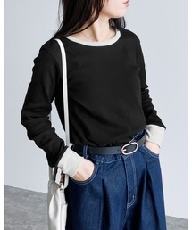 reca | バイカラーインナーTシャツ(Tシャツ/カットソー)
