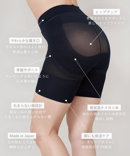 A part by(アパートバイ)の「ハクトリコ/ヒップシェイパー(その他アンダーウェア/インナー・レディース・ブラック・MEDIUM/LARGE)」の3枚目の写真