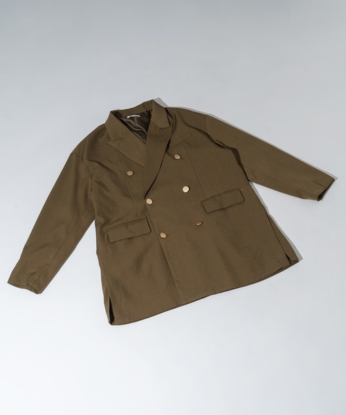 セール】【Oversized double breasted jacket】/オーバーサイズ
