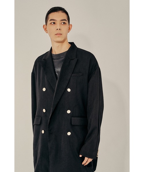 セール】【Oversized double breasted jacket】/オーバーサイズ